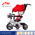 EN71 kids tricycle online/push baby trike sale with parent handle/NEW MODEL child ride on trike reclining